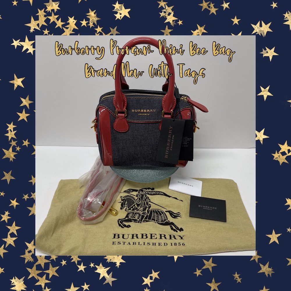 🐝HOST PICK! SOLD TO MY BRILLIANT FRIEND! NWT $2000 BURBERRY PRORSUM MINI BEE - Picture 1 of 16